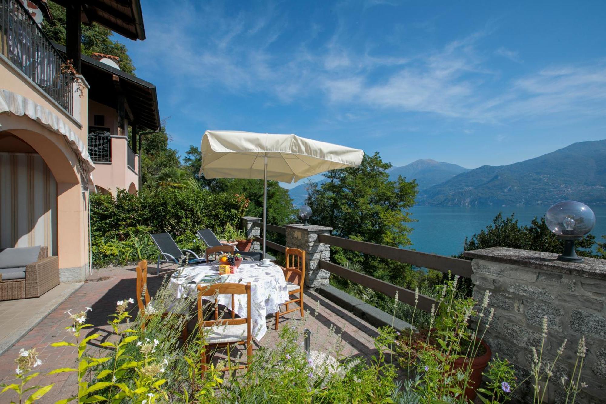Sonenga Panoramic Terrace Apartman Menaggio Kültér fotó