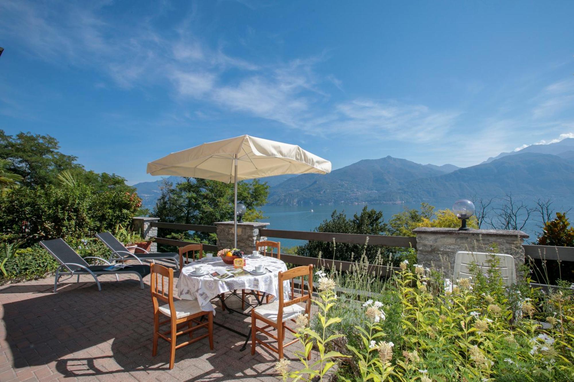 Sonenga Panoramic Terrace Apartman Menaggio Kültér fotó