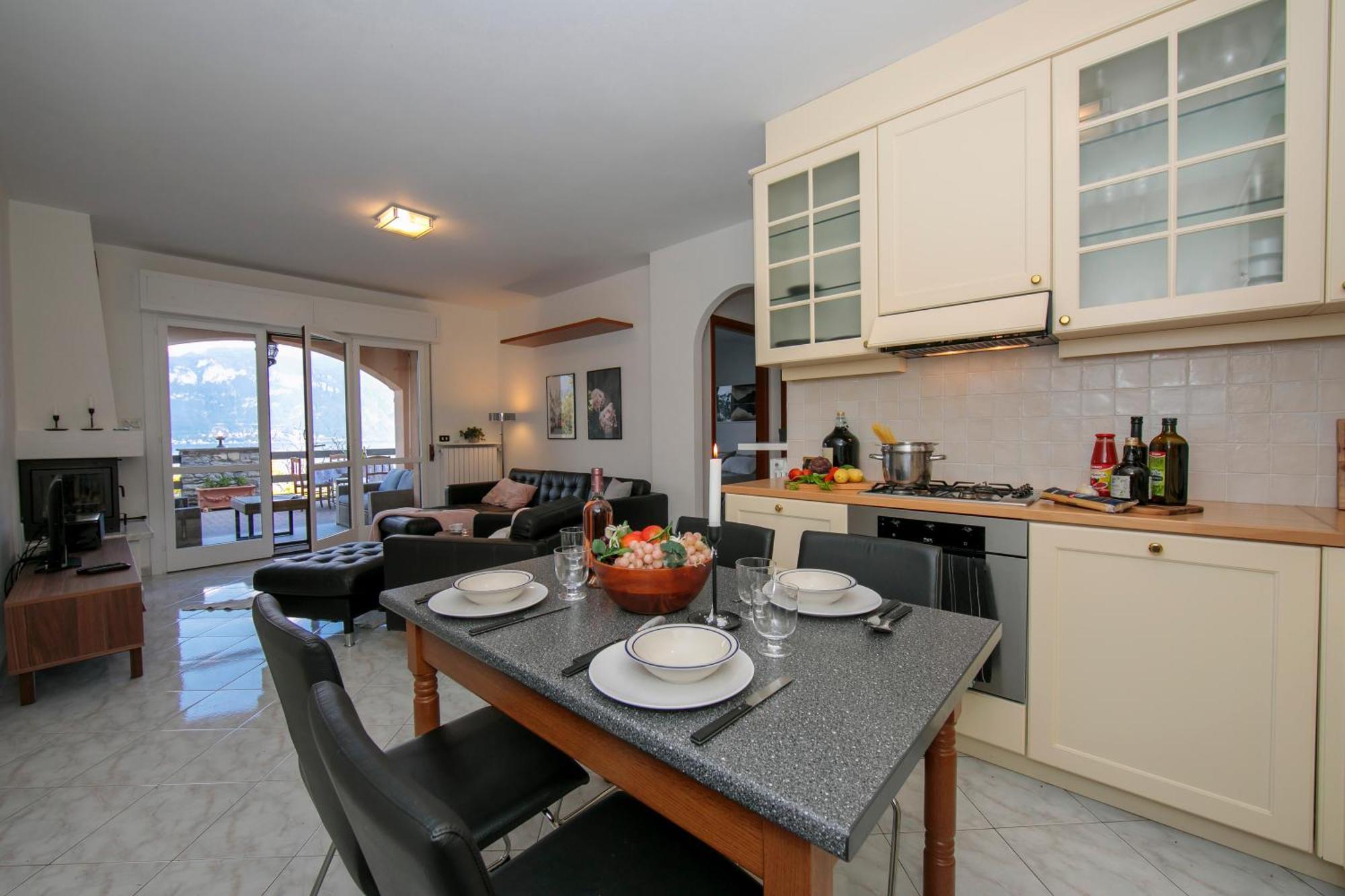 Sonenga Panoramic Terrace Apartman Menaggio Kültér fotó